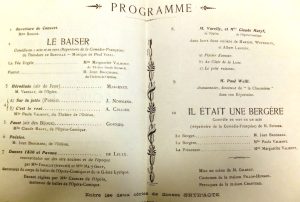 Programme musical de la soirée de gala © Mines Saint-Étienne Alumni