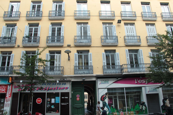 Premier site de l’Ecole des Mineurs entre 1816 et 1850 : actuellement 3 et 5 rue du Général de Gaulle © H. Jacquemin