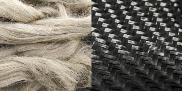 Exemple De Fibres (fibres De Lin Et Fibres De Carbone)