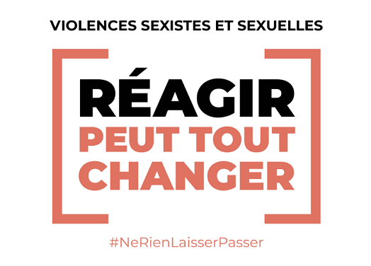 Réagir peut tout changer #NeRienLaisserPasser