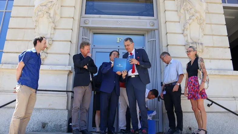 Une délégation vietnamienne en visite à Mines Saint-Étienne