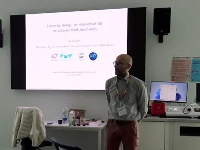 From cocktail making to practical engineering: Gianluca Lavalle at the PEE26 conference