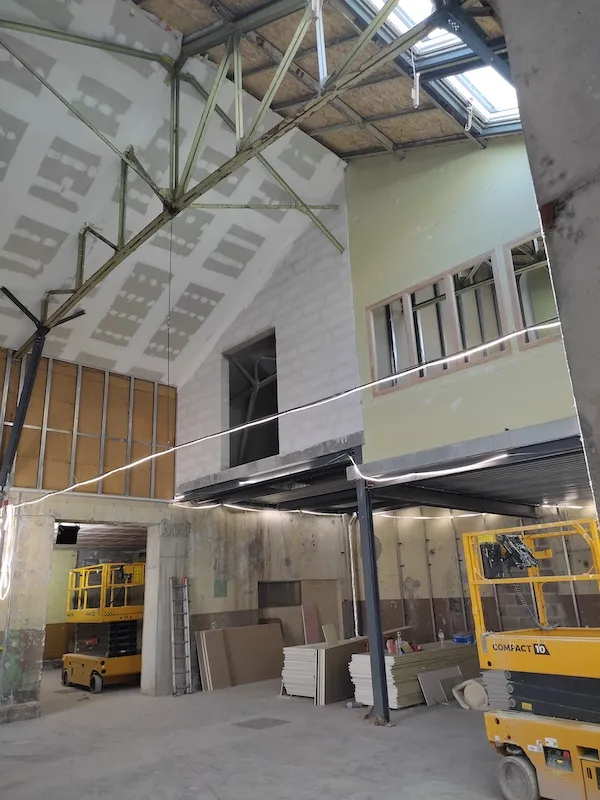 Les travaux du bâtiment TWIN