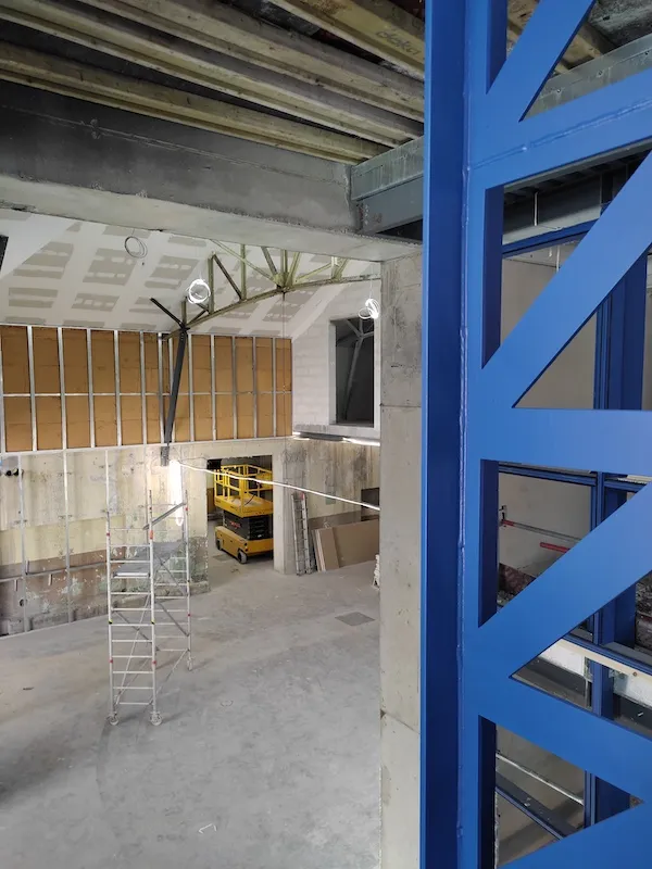 Les travaux du bâtiment TWIN