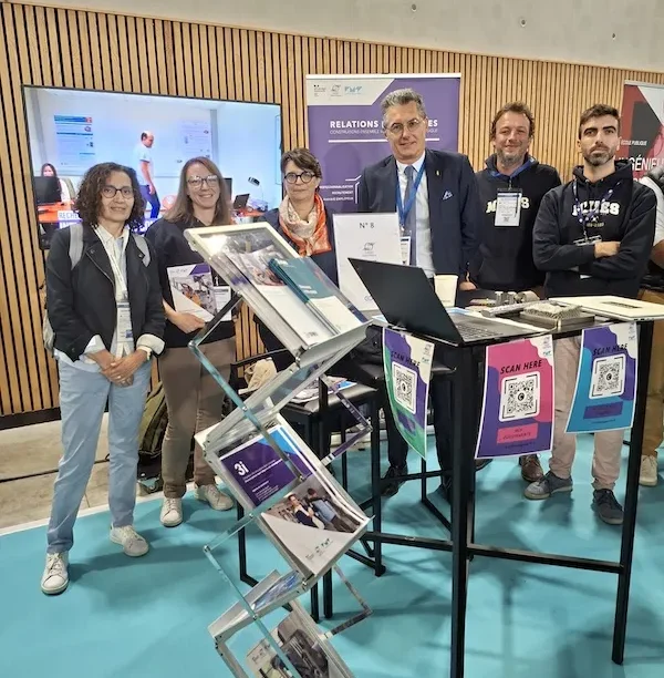 Équipe de Mines Saint-Étienne et startups lauréates (Carbon Cage, Liaison R&D, Wallace Technologies) à GOFab! 2026