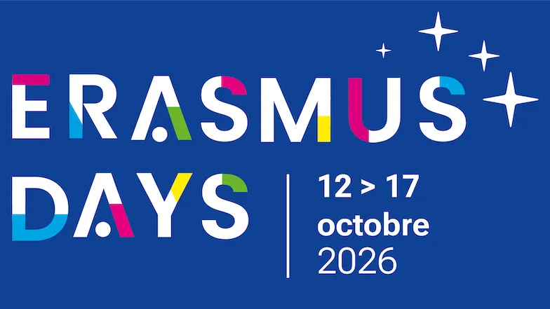Visuel des Erasmus Days 2026, du 12 au 17 octobre